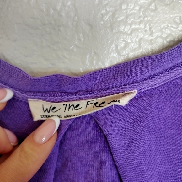 We the free Care Fp Heritage Henley Regency Purple sz Xs - Picture 6 of 7